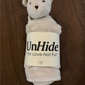 UnHide Beige Teddy Bear Lovey